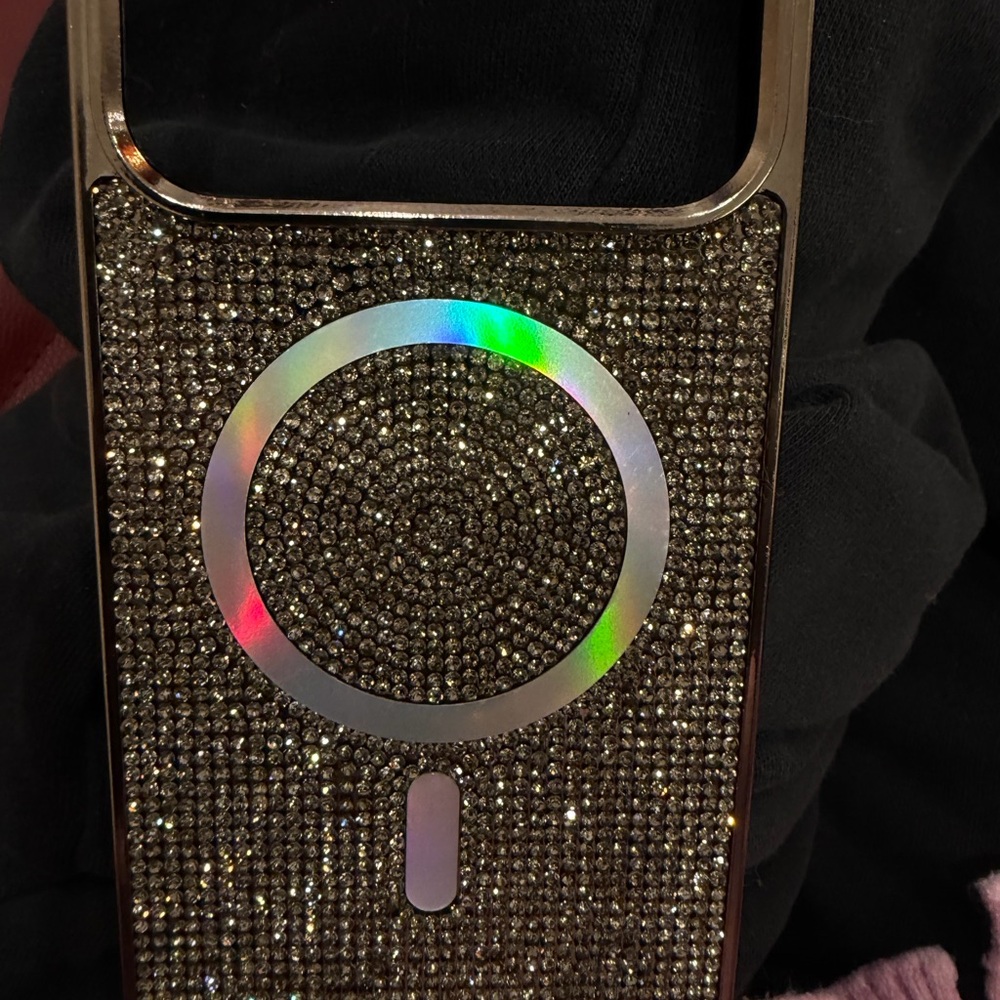 Glamorous Gold Rhinestone Phone Case